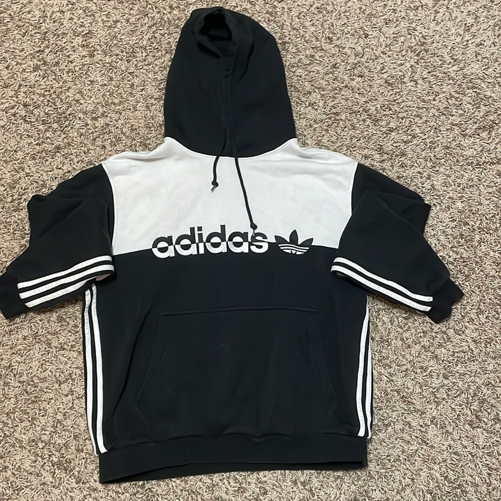 mens adidas hoodie, size:L